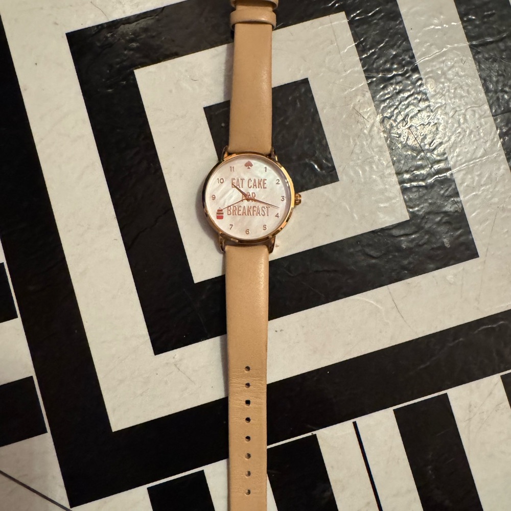 Kate Spade Tan and Gold Women's Watch